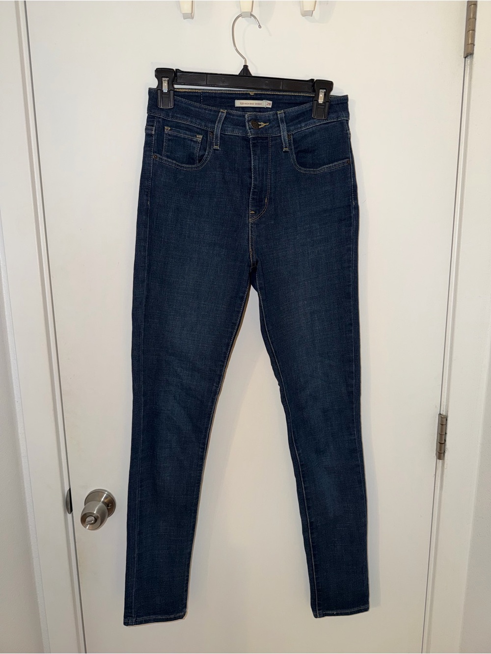 Levi's 721 - Dark Indigo High Rise Skinny Jeans